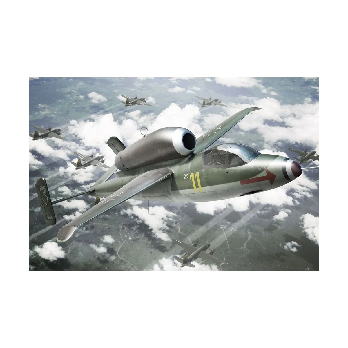 Heinkel He-162A, 1/144 - Brengun BRP144003