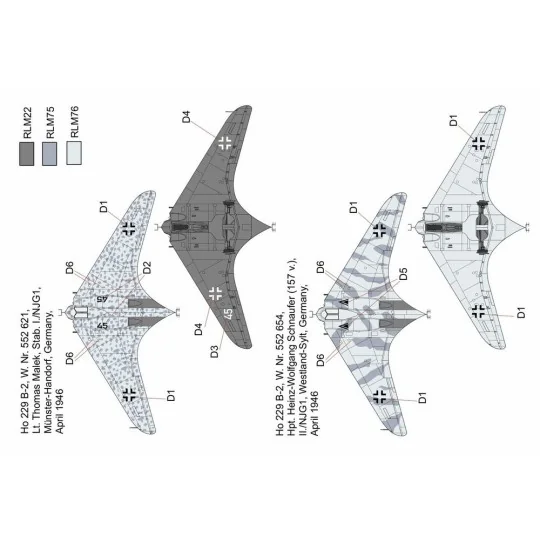 Ho-229 Night Fighter, 1/144 - Brengun BRP144010