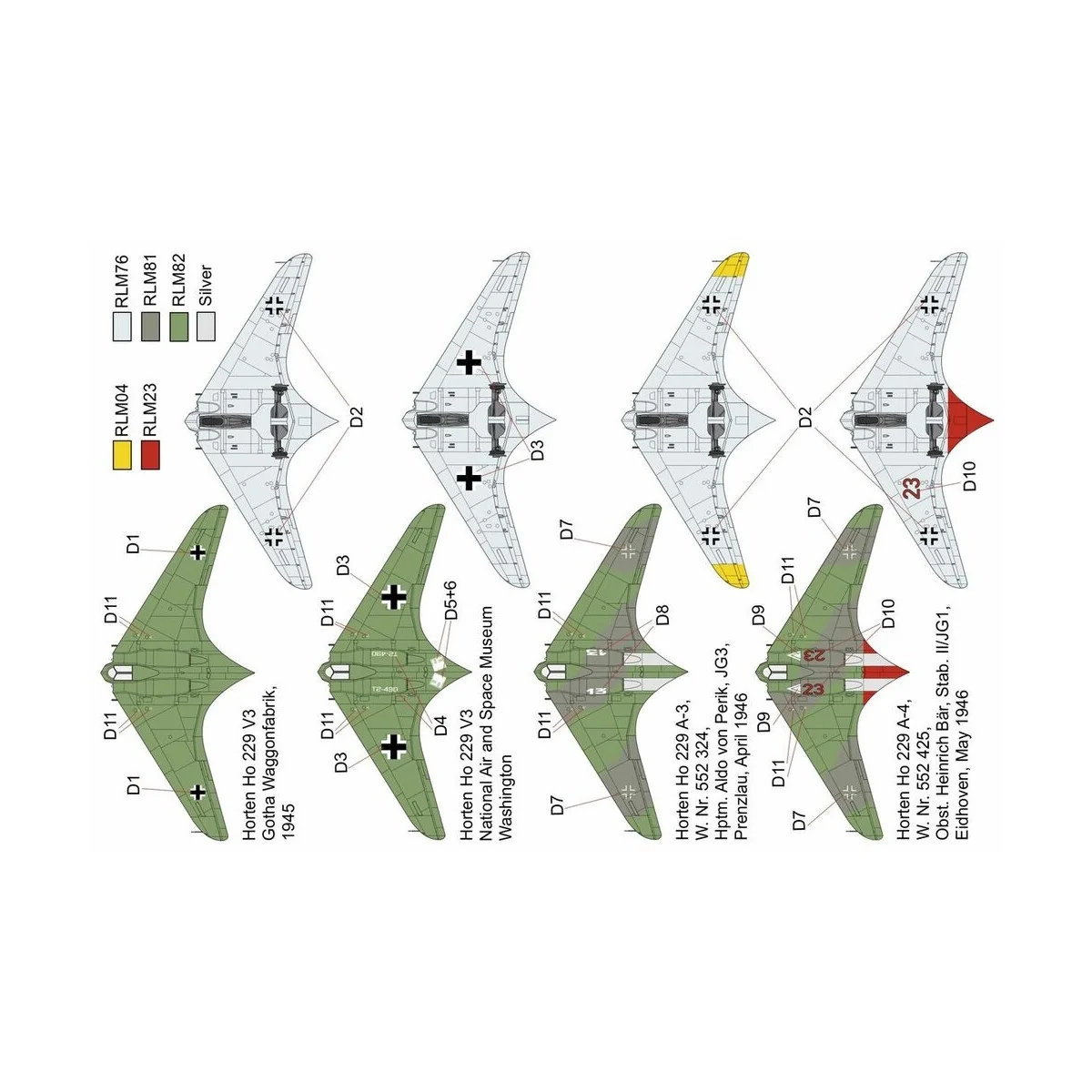 Horten Ho-229A, 1/144 - Brengun BRP144007