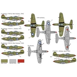 P-39 D-F-K Airacobra, 1/144 - Brengun BRP144011 2