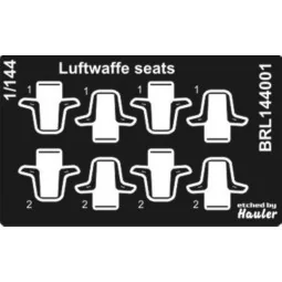 Luftwaffe seats, 1/144 - Brengun BRL144001