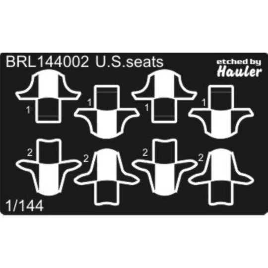 U S seats, 1/144 - Brengun BRL144002