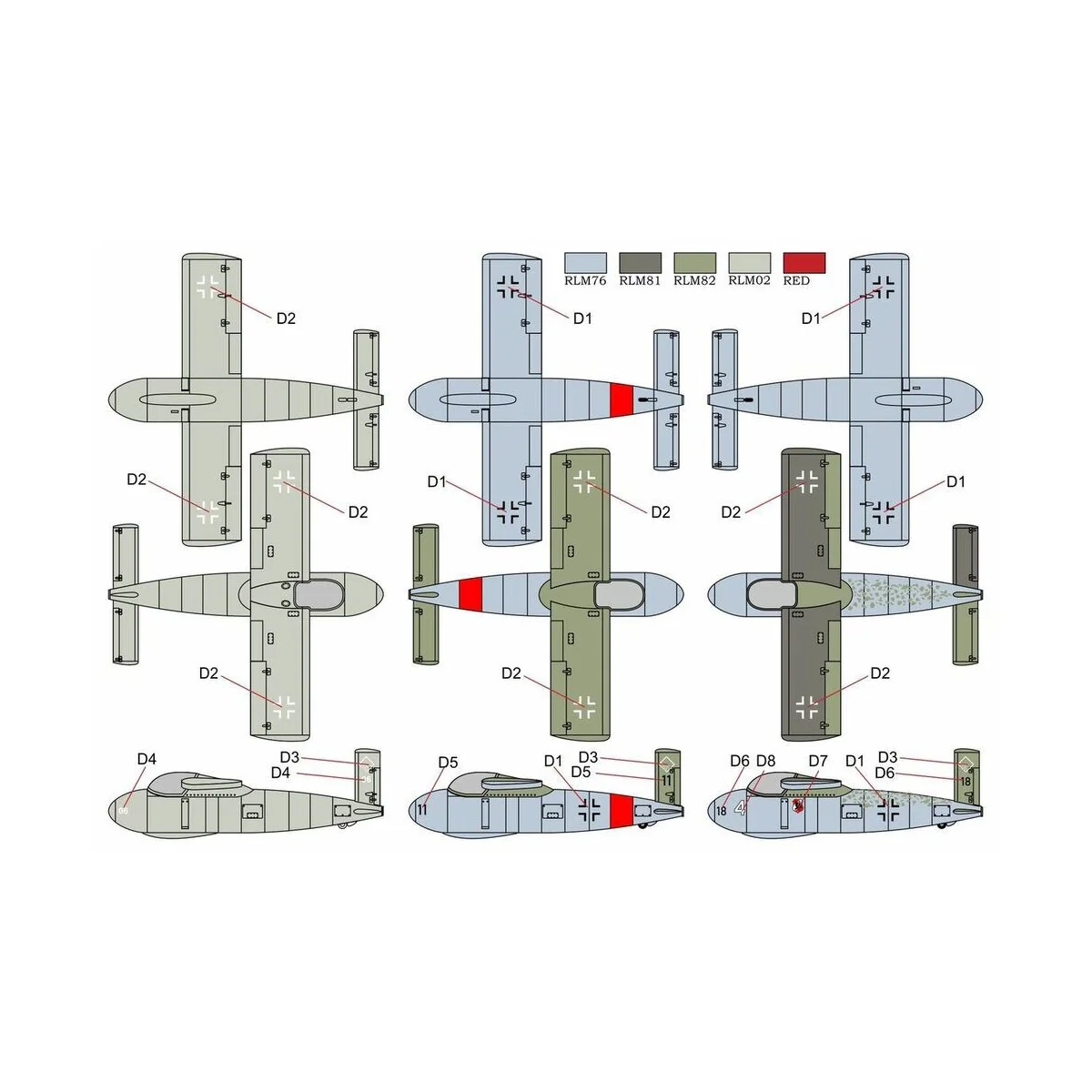 Me P1103 rocket fighter, 1/48 - Brengun BRP48004