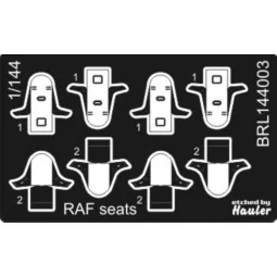 U K seats, 1/144 - Brengun BRL144003