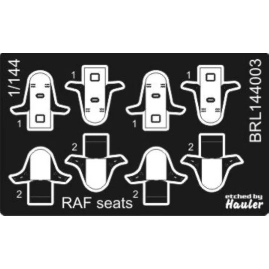 U K seats, 1/144 - Brengun BRL144003