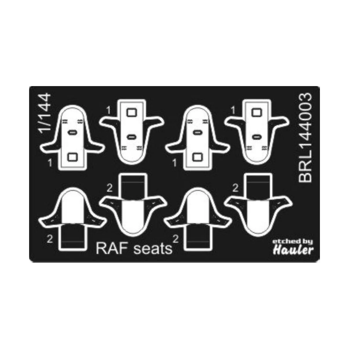 U K seats, 1/144 - Brengun BRL144003