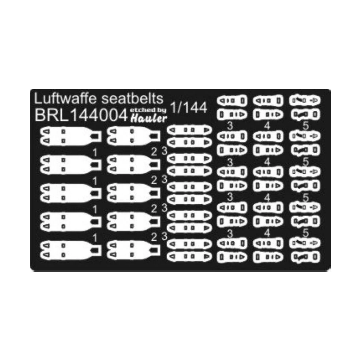 Luftwaffe seat belts, 1/144 - Brengun BRL144004