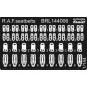 U K seat belts, 1/144 - Brengun BRL144006