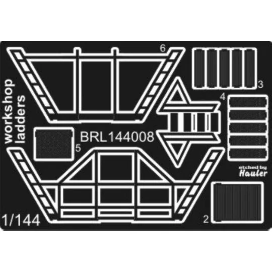 Workshop ladders, 1/144 - Brengun BRL144008