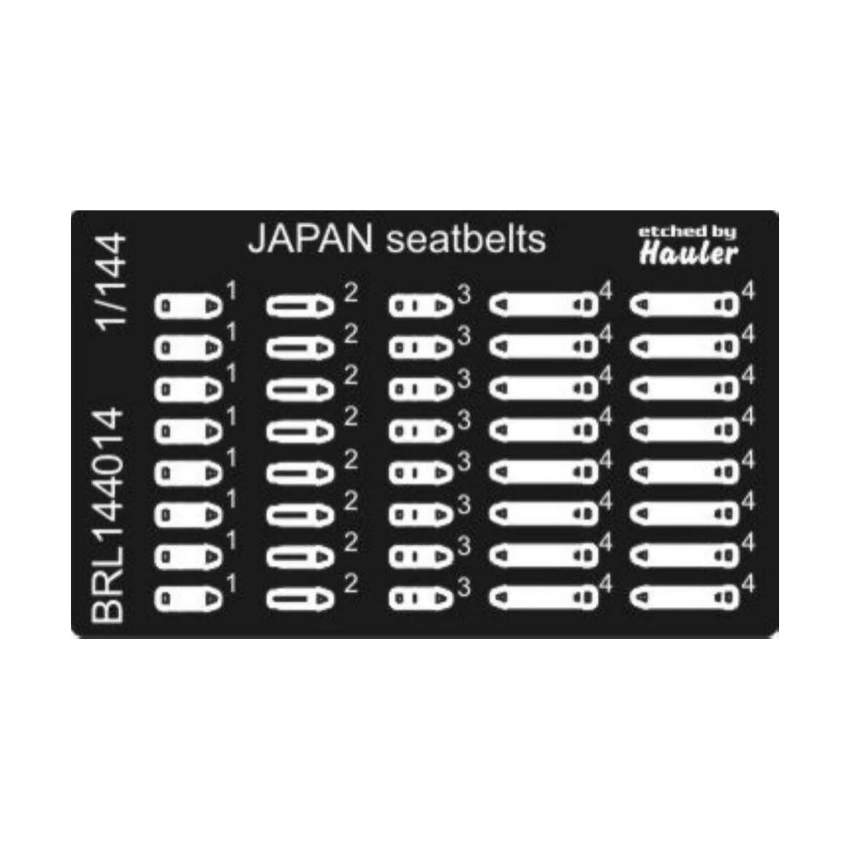 JAPAN seat belts, 1/144 - Brengun BRL144014