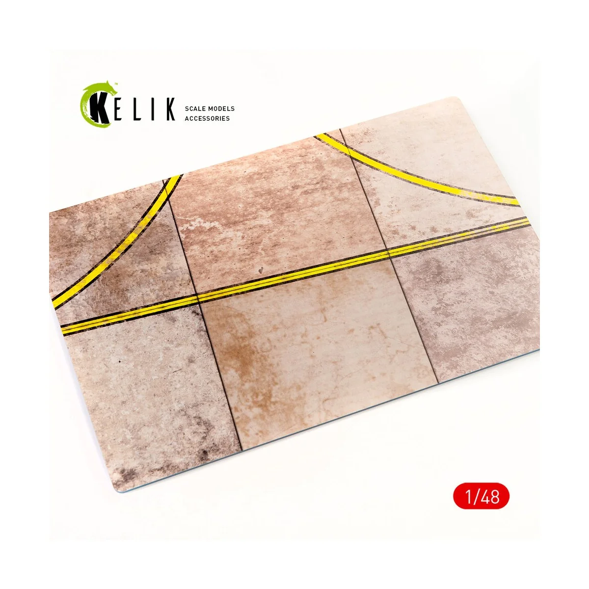 RPK runway Base - Acrylic 3 mm (280 x 180 mm) (170 g), 1/48 - Kelik...
