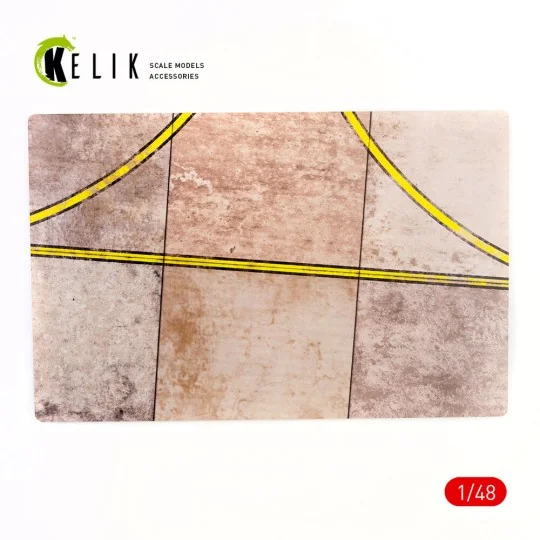 RPK runway Base - Acrylic 3 mm (280 x 180 mm) (170 g), 1/48 - Kelik...
