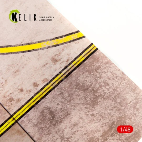 RPK runway Base - Acrylic 3 mm (280 x 180 mm) (170 g), 1/48 - Kelik...