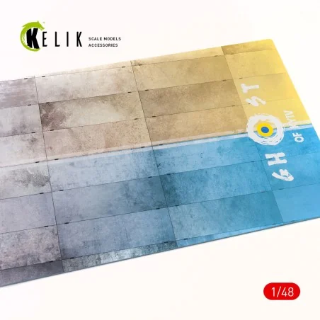 Concrete plates Ghost of Kyiv Base - Acrylic 3 mm (410 x 270 mm) (4...
