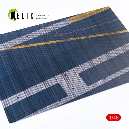 USS Bon Homme Richards (CV-31) 1962 - Acrylic 3 mm (410 x 270 mm) (...