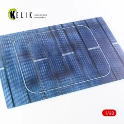 USS Gambier Bay (CVE-73) - Acrylic 3 mm (410 x 270 mm) (410 g), 1/4...