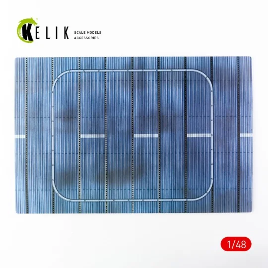 USS Gambier Bay (CVE-73) - Acrylic 3 mm (410 x 270 mm) (410 g), 1/4...