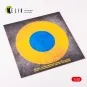 Ukraine Roundel Glory to Defenders - Acrylic 3 mm (240 x 240 mm) (1...