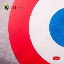 France Roundel - Acrylic 3 mm (240 x 240 mm) (190g) (1/72 - 1/48), ... 2