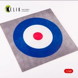 United Kingdom Roundel - Acrylic 3 mm (240 x 240 mm) (190g) (1/72 -...
