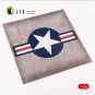 US Roundel - Acrylic 3 mm (240 x 240 mm) (190g) (1/72 - 1/48), 1/48...