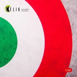 Italy Roundel - Acrylic 3 mm (240 x 240 mm) (190g) (1/72 - 1/48), 1... 2