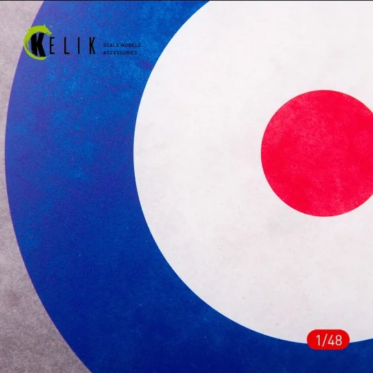 United Kingdom Roundel - Acrylic 3 mm (240 x 240 mm) (190g) (1/72 -...