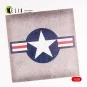 US Roundel - Acrylic 3 mm (240 x 240 mm) (190g) (1/72 - 1/48), 1/48...