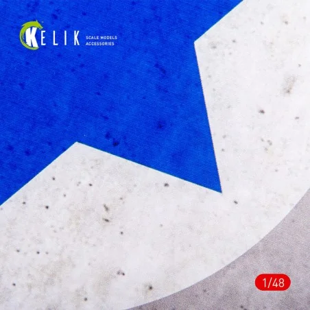 Israel Roundel - Acrylic 3 mm (240 x 240 mm) (190g) (1/72 - 1/48), ...