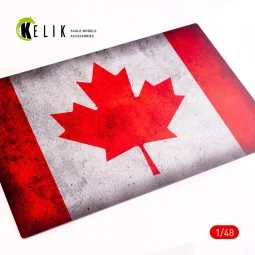 Canada Flag - Base - Acrylic 3 mm (410 x 270 mm) (410 g) (1/72 - 1/... 2