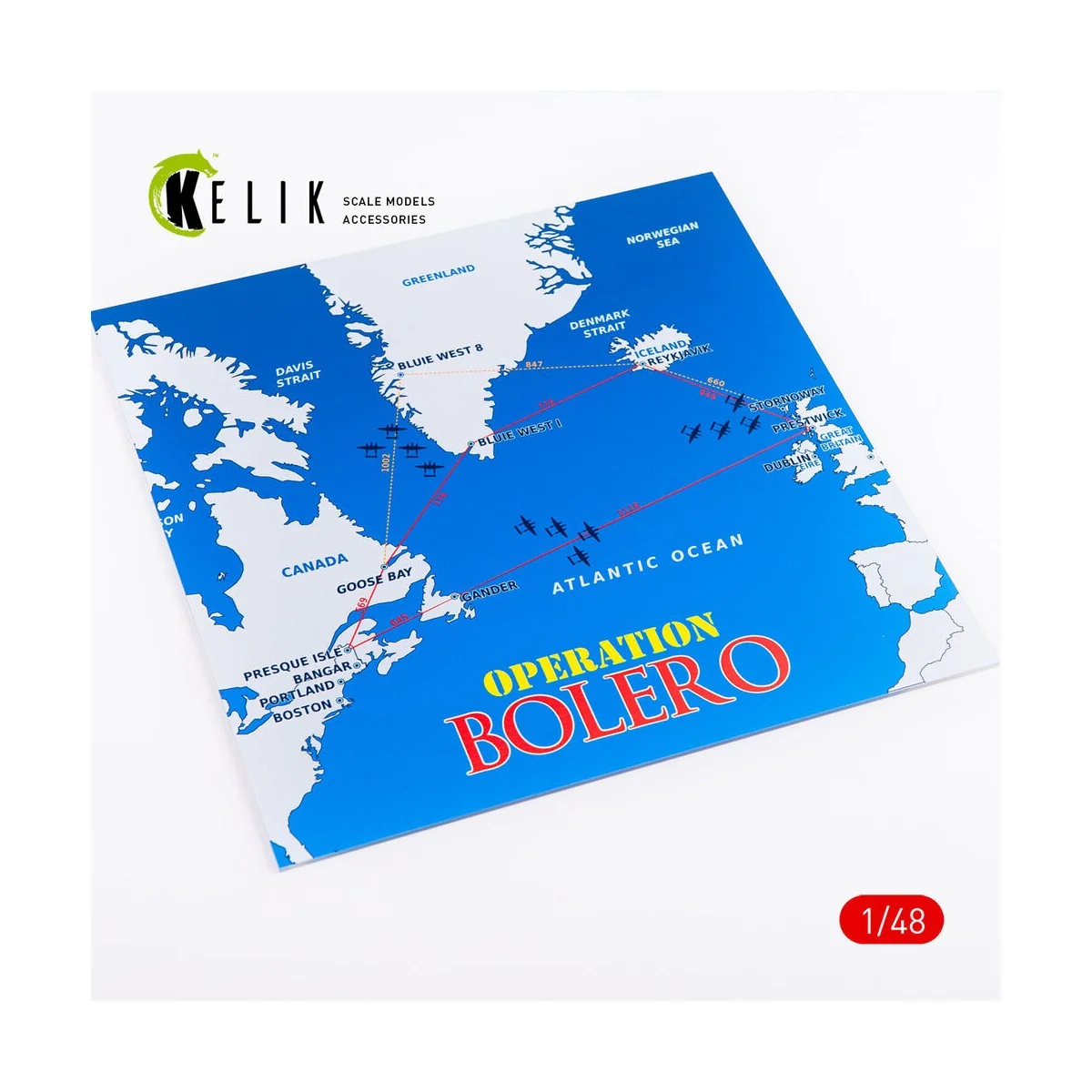 Operation Bolero WWII era - Acrylic 3 mm (240 x 240 mm) (190g) (1/7...