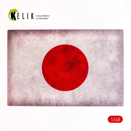 Japan Flag - Base - Acrylic 3 mm (410 x 270 mm) (410 g) (1/72 - 1/3...