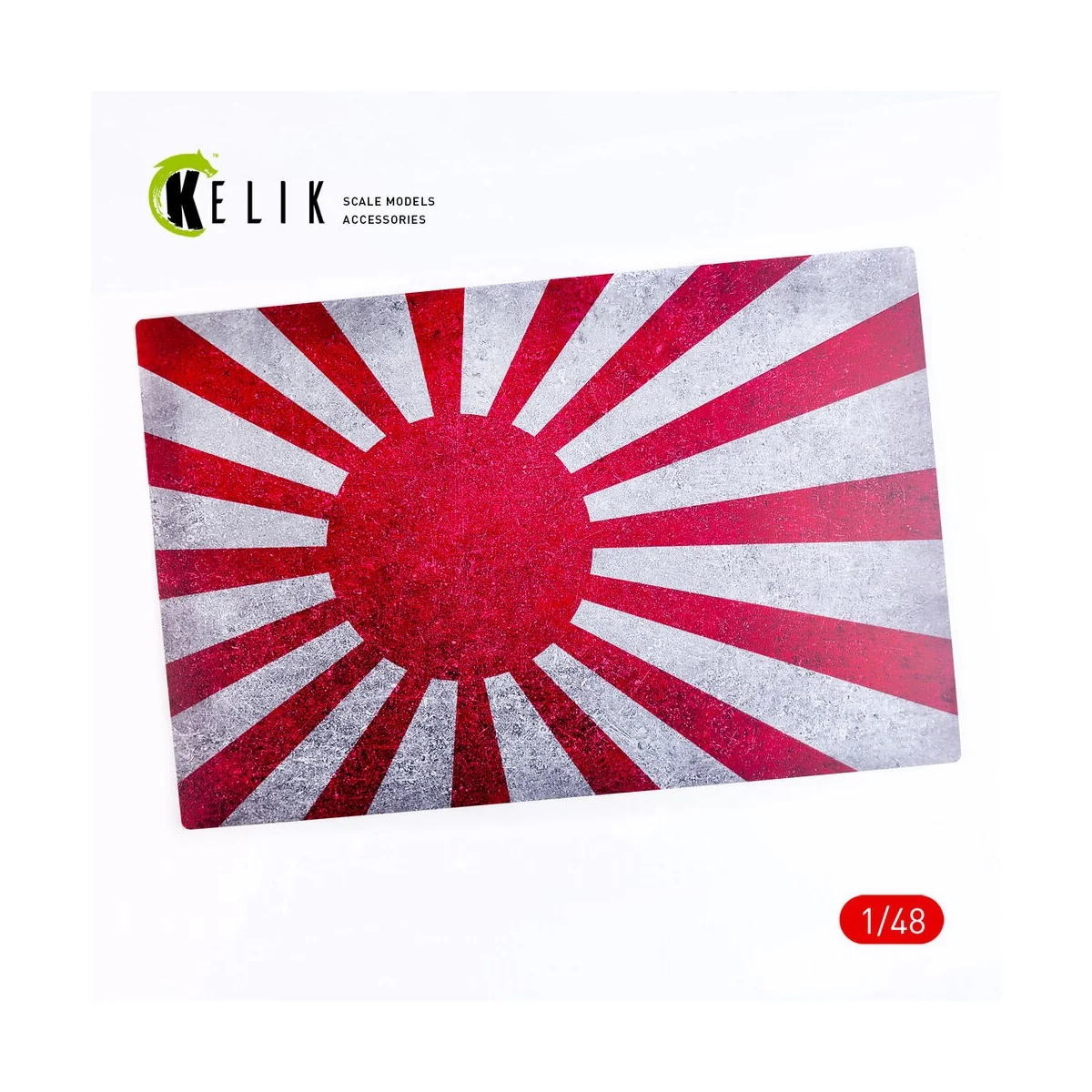 Japan Naval Flag - Base - Acrylic 3 mm (410 x 270 mm) (410 g) (1/72...