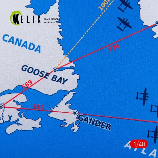 Operation Bolero WWII era - Acrylic 3 mm (240 x 240 mm) (190g) (1/7...