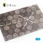 Hexagonnal concrete plates for Aircraft and Helicopters Base - Acry...