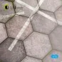 Hexagonnal concrete plates for Aircraft and Helicopters Base - Acry...