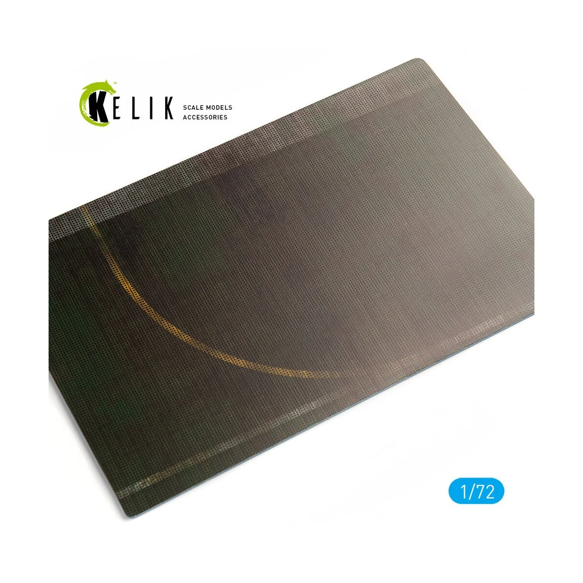 K-1-D Base - Acrylic 3 mm (280 x 180 mm) (170 g), 1/72 - Kelik KS72008