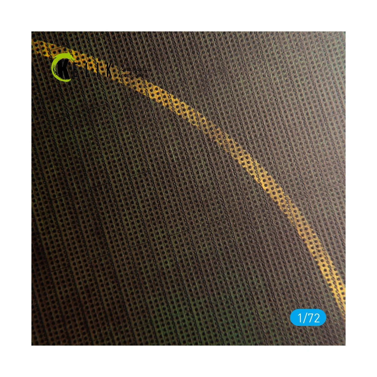 K-1-D Base - Acrylic 3 mm (280 x 180 mm) (170 g), 1/72 - Kelik KS72008