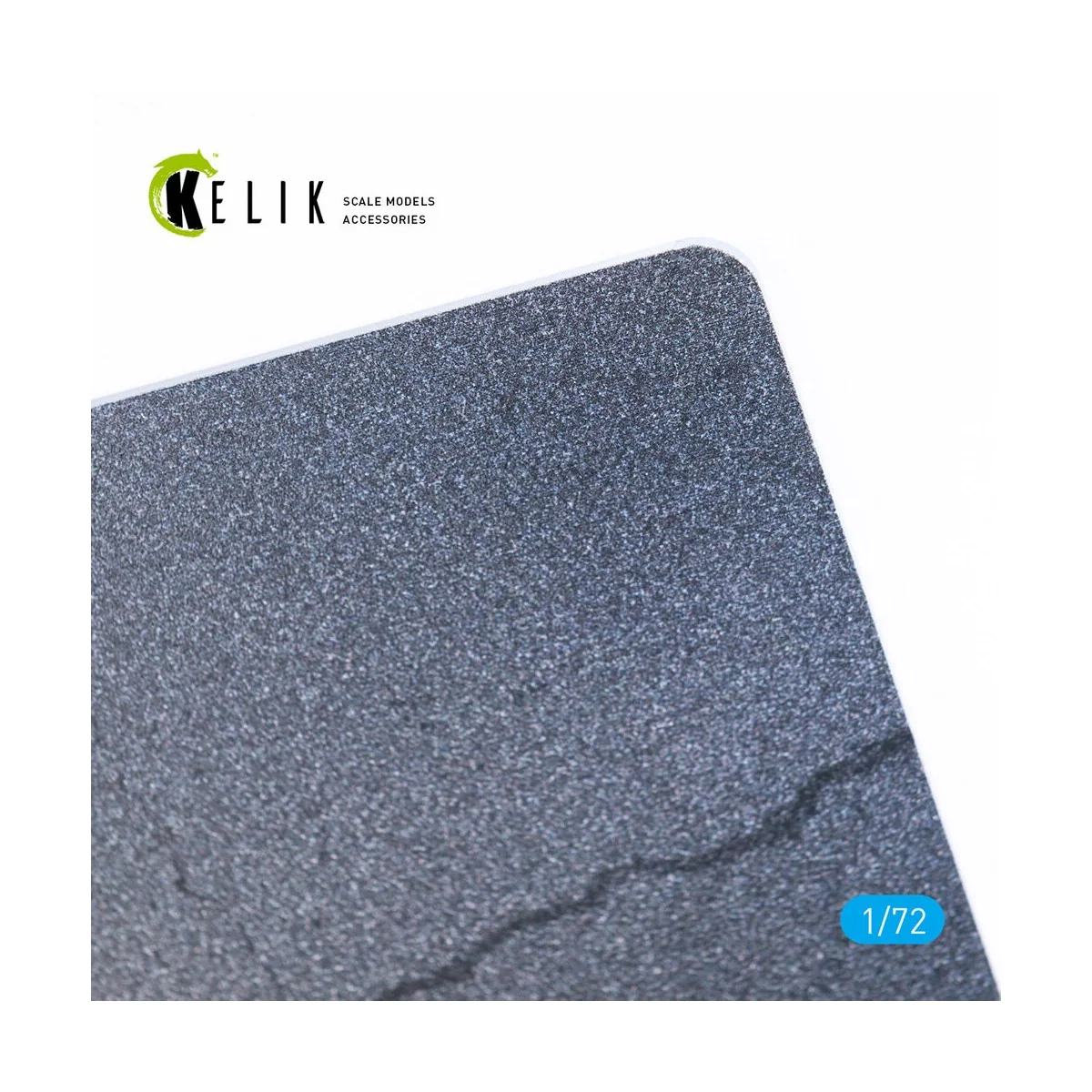 Asphalt road - Base - Acrylic 3 mm (180 x 214 mm) (130 g), 1/72 - K...