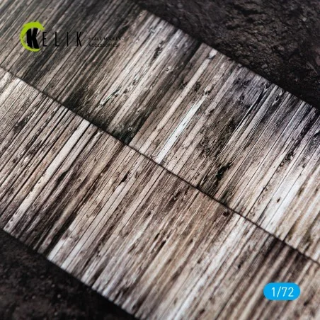 WW1 Wooden Runway (France) - Base - Acrylic 3 mm (180 x 214 mm) (13...