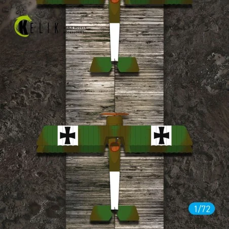 WW1 Wooden Runway (France) - Base - Acrylic 3 mm (180 x 214 mm) (13...