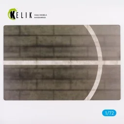 HMS Argus 1943 Type 2 - Base - Acrylic 3 mm (280 x 180 mm) (170 g),...