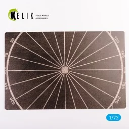 Compass calibration circle - Base - Acrylic 3 mm (280 x 180 mm) (17...