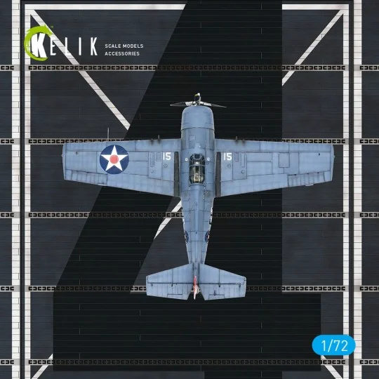 USS Ranger 1943 - Base - Acrylic 3 mm (280 x 180 mm) (170 g), 1/72 ...