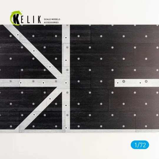 JMSDF Hyuga (DDH 181) Deck - Base - Acrylic 3 mm (280 x 180 mm) (17...