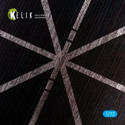 USS Antietam (CV-36) 1953 type 2 - Base - Acrylic 3 mm (180 x 214 m...