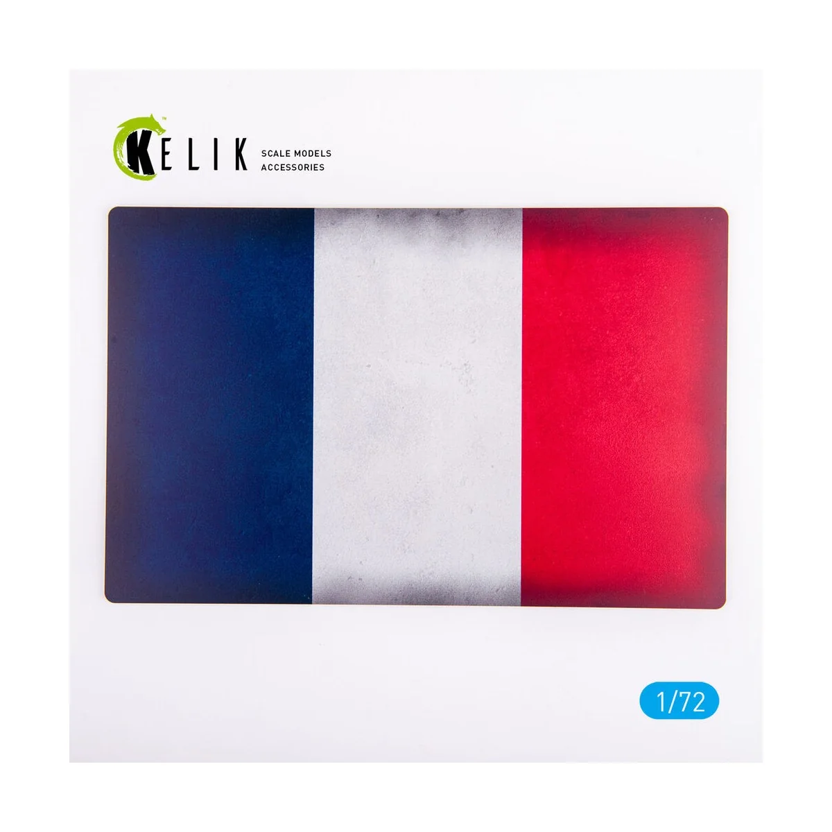 France Flag - Base - Acrylic 3 mm (280 x 180 mm) (170 g), 1/72 - Ke...