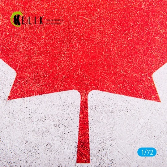 Canada Flag - Base - Acrylic 3 mm (280 x 180 mm) (170 g), 1/72 - Ke...