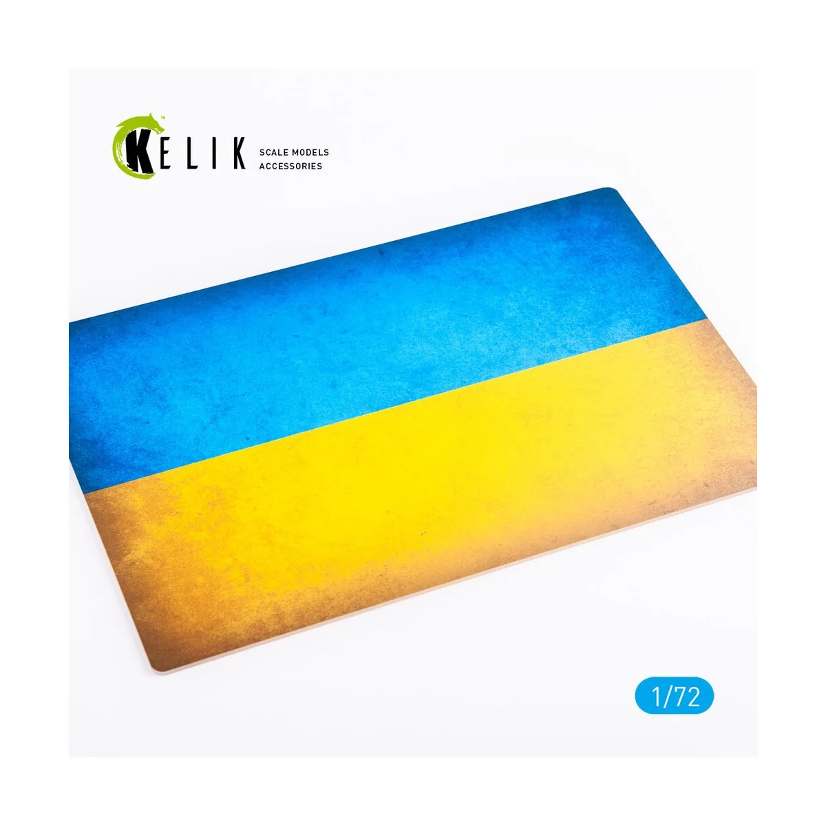 Ukraine Flag - Base - Acrylic 3 mm (280 x 180 mm) (170 g), 1/72 - K...