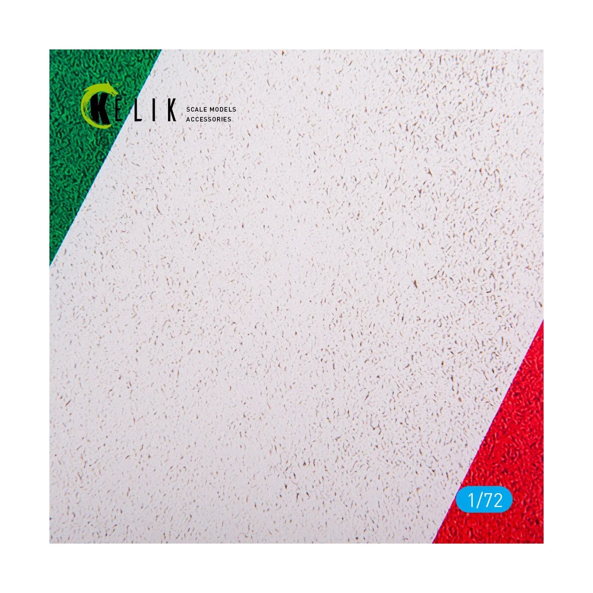 Italy Flag - Base - Acrylic 3 mm (280 x 180 mm) (170 g), 1/72 - Kel...